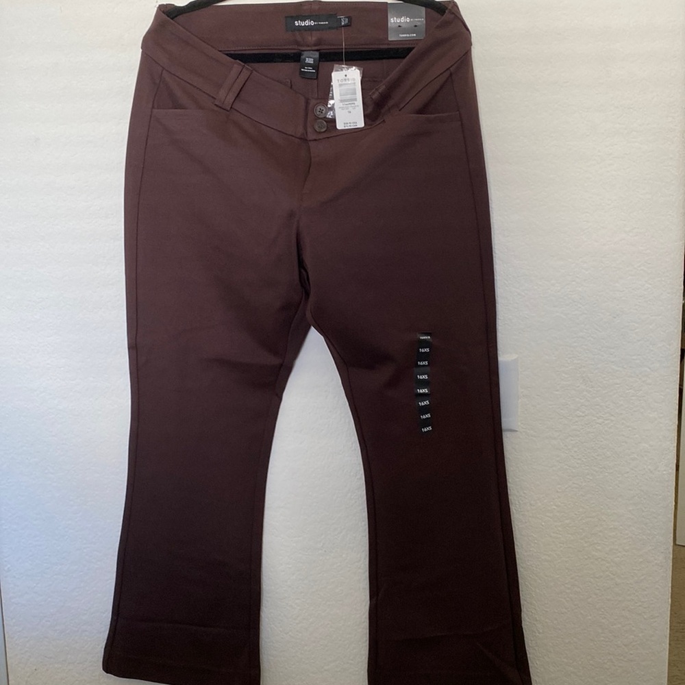 COPY - Torrid size 16 extra short - Studio Trouser Ponte pant -green